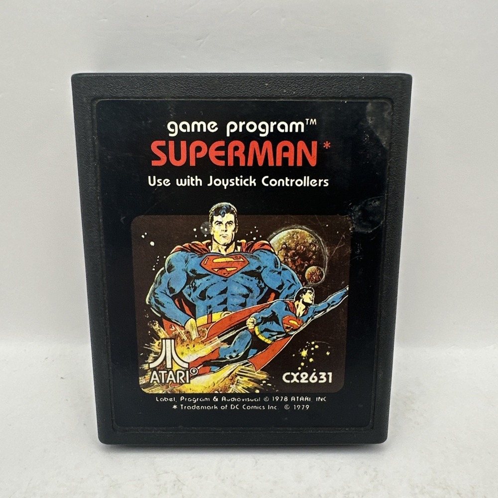 Superman‎ (Atari 2600, 1979) Game Cartridge Only